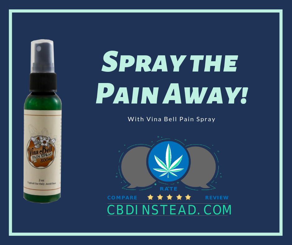 Spray the Pain Away with CBD Oil!