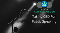 Taking CBD For Public Speaking