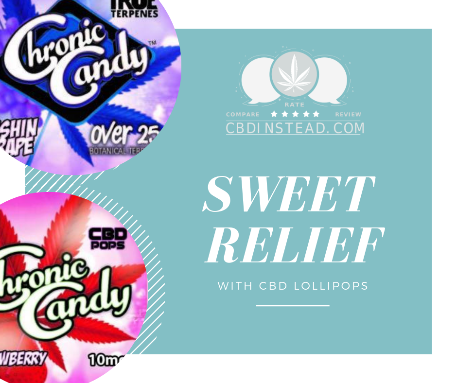 Get Sweet Relief with these CBD Lollipops