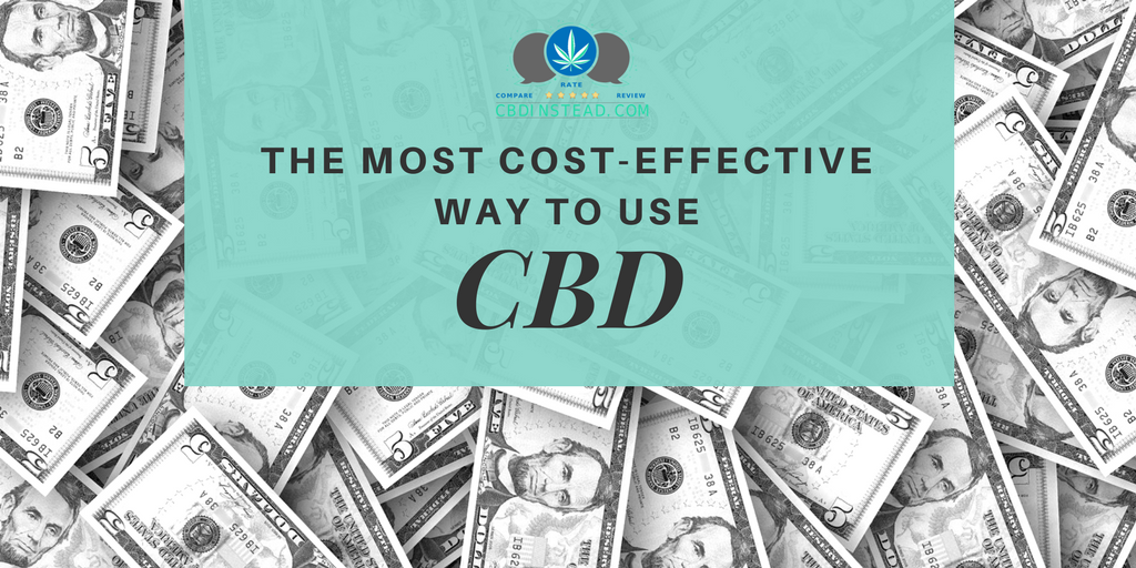 The Most Cost-Effective Way To Use CBD